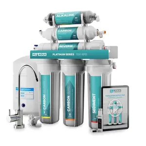 NU Aqua Platinum Series 7-Stage Alkaline UV 100GPD RO System – Ultimate Water Purification with UV Protection and Mineral Enrichment