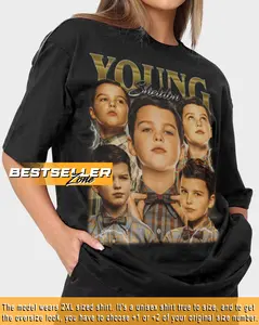 Young Sheldon Shirt Character Movie Tshirt Bootleg Young Sheldon Vintage Retro 90s Sweatshirt Bgl1176