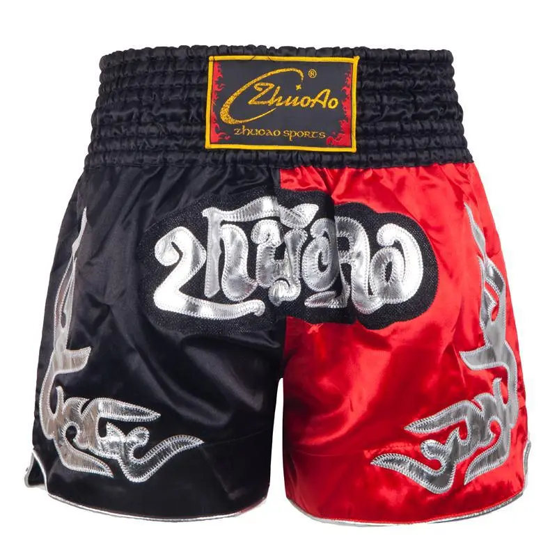Classic Black and Red Muay Thai Pants