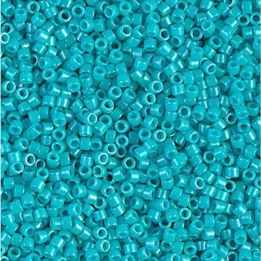 Turquoise Delica Seed Beads - Opaque DB0658 110