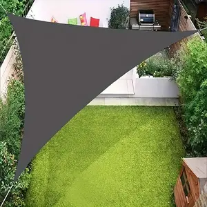 Triangle Sun Shade Sail, 1pc Outdoor UV Block Sunshade, Waterproof Sunshade Canopy Outdoor Canopy Shelter for Backyard Courtyard Deck Terrace Garden Outdoor Activities, High Durability