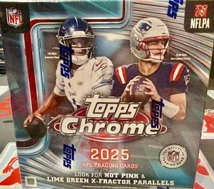 2025 Topps Chrome Football Mega Box