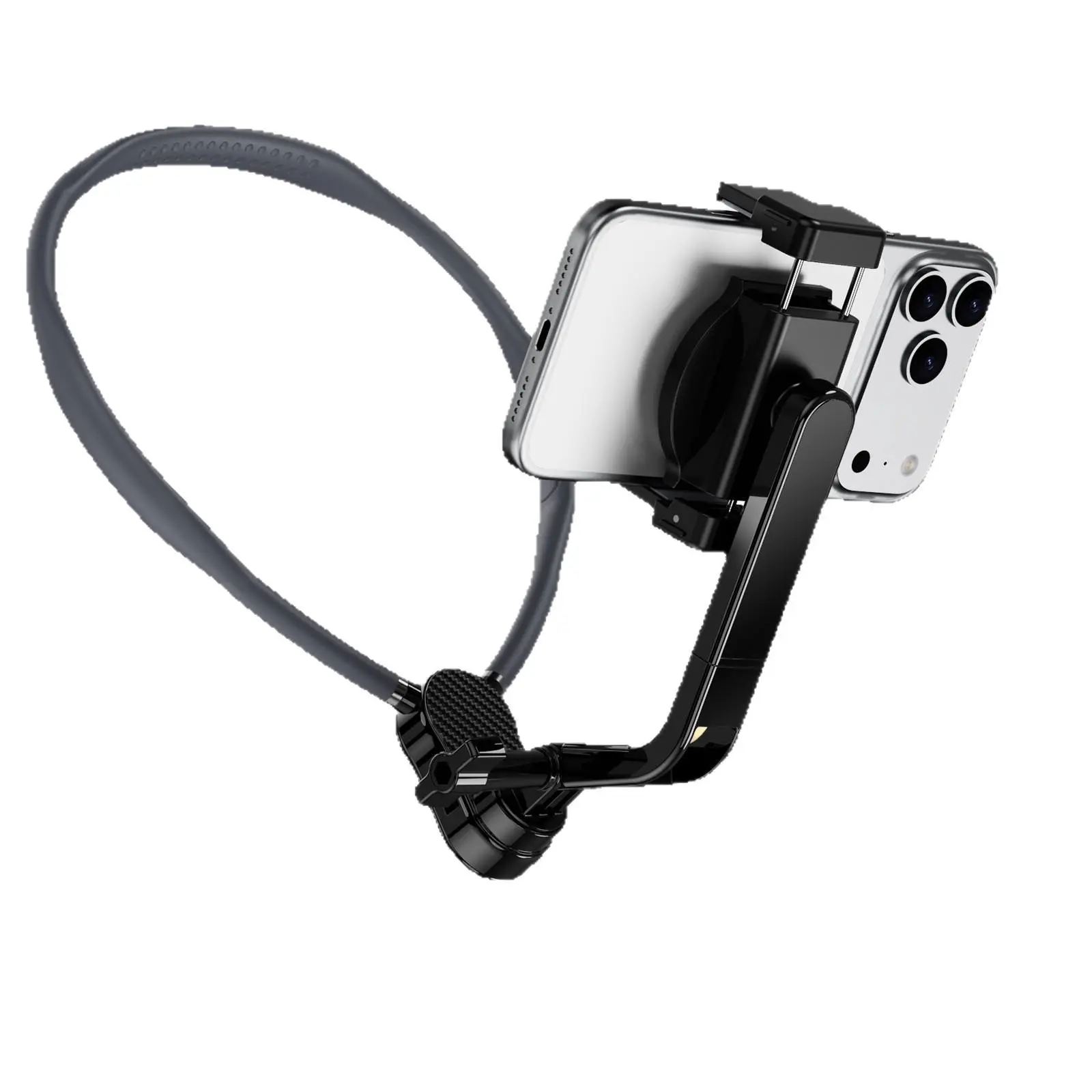 Explosions Live - Intelligent Tracking Neck-mounted Mobile Phone Stand with Image Stabilization and First-Person View