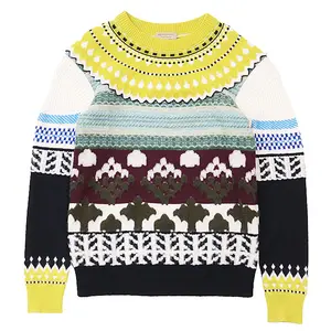 Pre-owned BURBERRY Cashmere Small Leather Goods Wool Knit Pullover