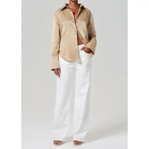 CITIZENS OF HUMANITY Annina High Rise Wide Leg 30" Jean - Soft White