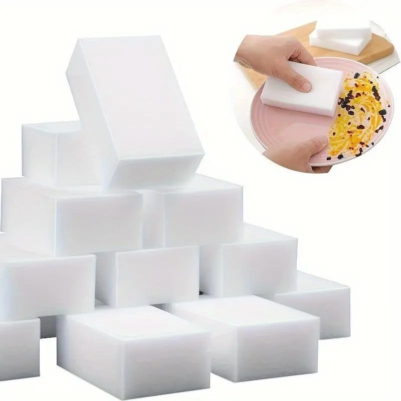 10Pcs, Car Wash Sponge Wipe, Household Cleaning Sponge, Dish Sponge, Kitchen Cleaning Sponge, Car Wash Sponge, Square Sponge, FCleaning Supplies, Cleaning Tools