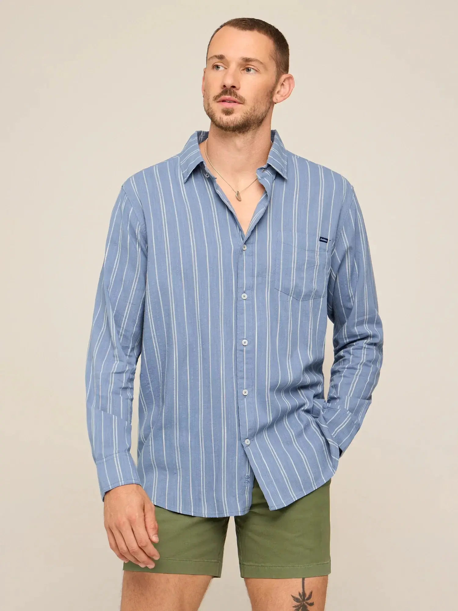 The Are You Shore (LS Resort Weave Friday Shirt)