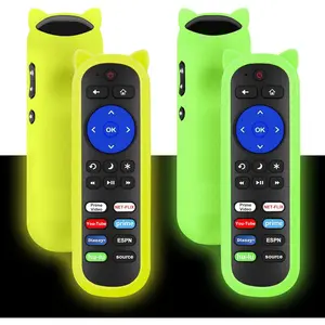 Pack of 2 Universal Remote Compatible with Roku Remote and Roku TV Remote, for Roku Box 1 2 3 4, Express, Premiere, Ultra, for TCL Hisense Onn Hitachi JVC RCA Roku TV wr Anti-Lost Case