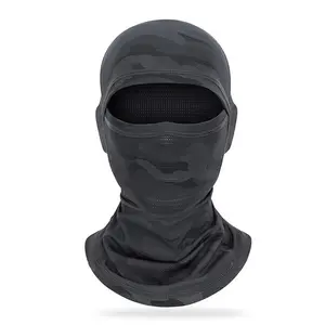 ROCKBROS Summer Balaclava Face Mask for Men & Women UPF 50+ UV Protection Cooling Breathable Ice Silk for Cycling Running Outdoor Machine Washable Pull-On Closure