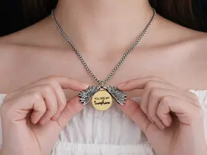 Personalized Sunflower Double Initial Necklace, Gold Letter Necklace, Gift for Her, Mother’s Day Gift