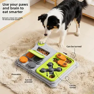 Interactive Slow Feeder Bowl for Dogs & Cats, Anti-Choking Design, Easy Clean, Durable Material, Safe Non-Electric Pet Gift