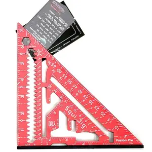 Fusion Pro TP34 Triangle Ruler with Precision Markings for Accurate Measurements Made in USA