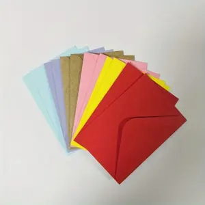 Mixed Color Gift Card Envelopes, Available in 12, 24, 48, or 60 Pack, Mini Self-Adhesive Envelopes for Business Cards and Notes