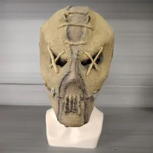 Halloween Horror Latex Mask Headgear, Party Cosplay Props, Costume Accessories, Escape Room Decorations, Halloween Event Supplies