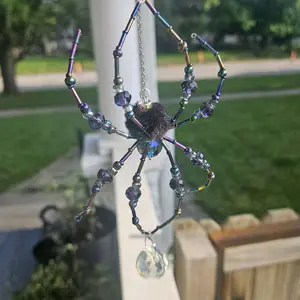Devamatha Handmade Beaded Spider Suncatcher