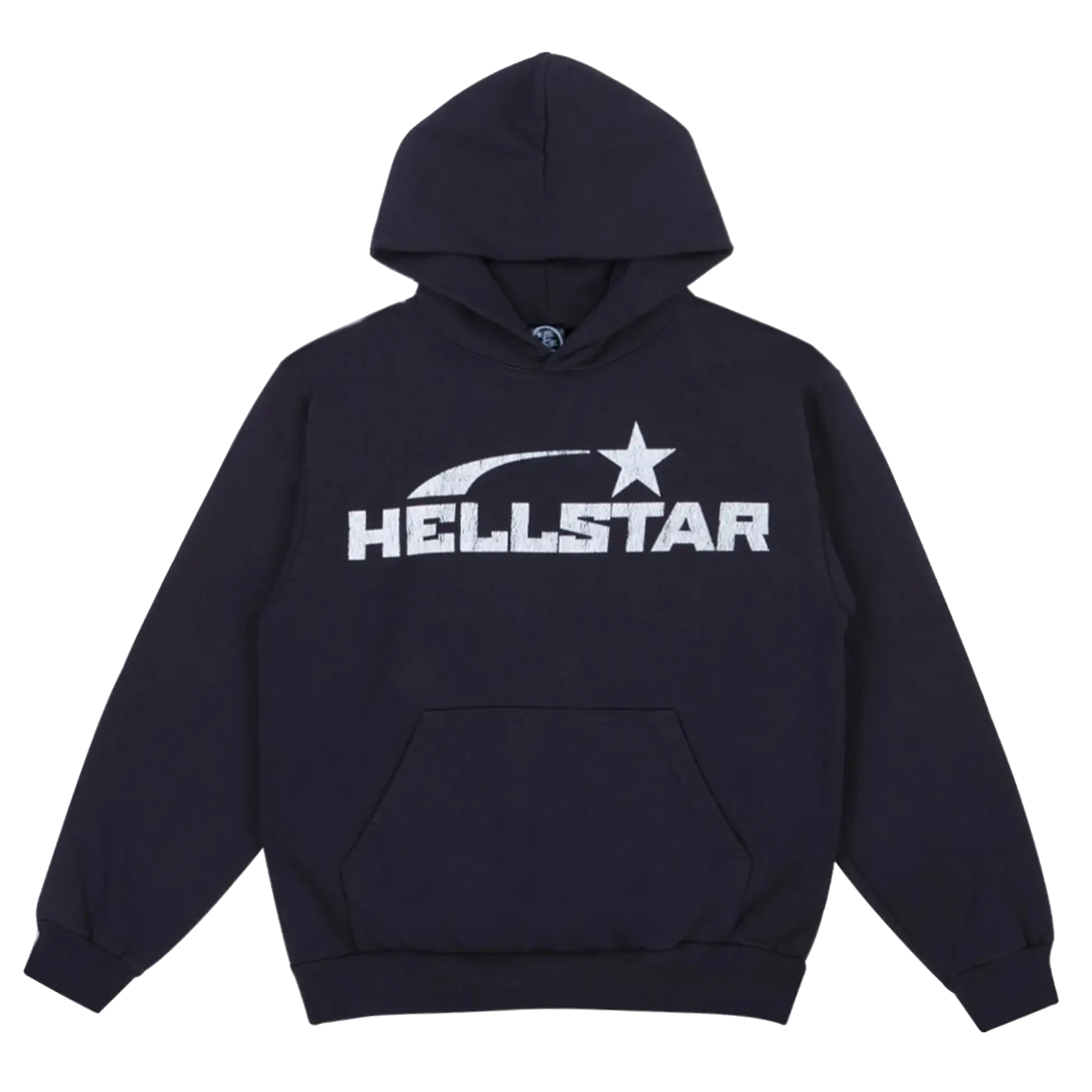 Hellstar Basic Logo Hoodie Washed Black