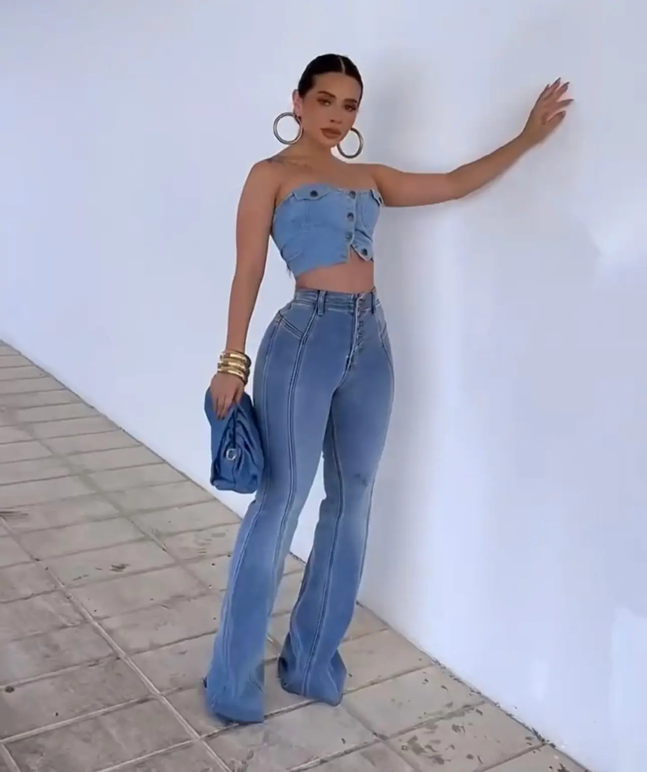 Vogue Button Flare