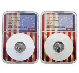 1776-2026 P&D 10C Emerging Liberty Dimes NGC MS67 Flagcore Pair