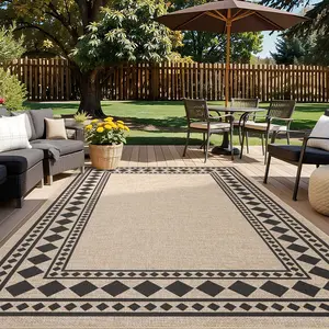 Modern Border Rug Large Bedroom Rug Short Pile Non-slip Rug Ultra-thin Foldable Interior Decoration Rug Washable Area Rug for Apartment Farmhouse Office