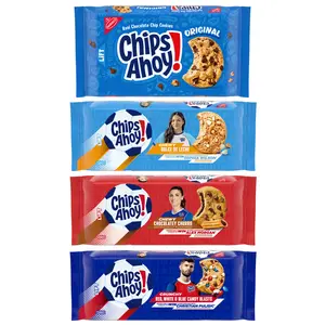 CHIPS AHOY! Limited Edition Cookie Variety Pack | Original, Chewy Dulce de Leche, Chewy Chocolatey Churro, & Crunchy Red, White, and Blue Candy Blasts