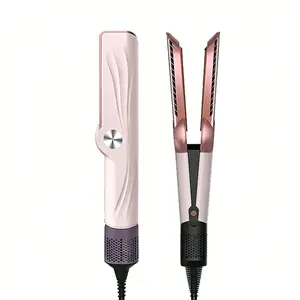 Air Hair Straightener 2-in-1 Wet-to-Dry BlowDryer & Straightener LCD Display AdjustableTemperature Fast-Heating High-Speed Airflow 200Million Negative lons Salon-Quality Suitable for HairTypes 1A-3C Medium-to-Long Hair 12-32inMothersDayGift tiktokshopspri