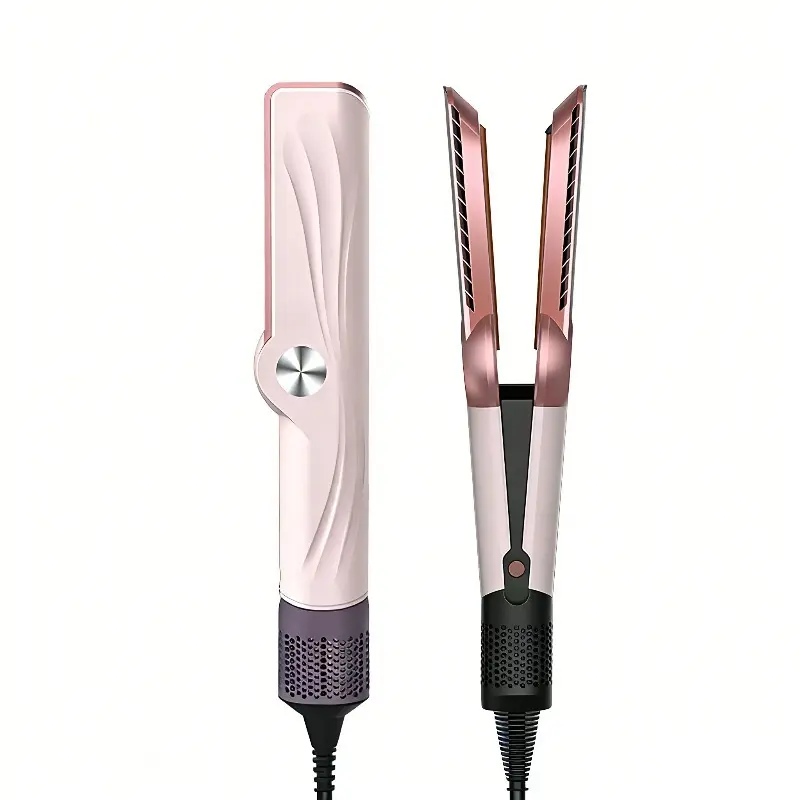 Air Hair Straightener 2-in-1 Wet-to-Dry BlowDryer & Straightener LCD Display AdjustableTemperature Fast-Heating High-Speed Airflow 200Million Negative lons Salon-Quality Suitable for HairTypes 1A-3C Medium-to-Long Hair 12-32inMothersDayGift tiktokshopspri