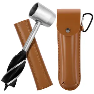 Bushcraft Settlers Tool Survival Hand Auger Wrench - Bush Craft Gear and Equipment Wood Drill Peg and Manual Hole Maker Multitool for Camping, Bushcrafting and Outdoor Backpacking
