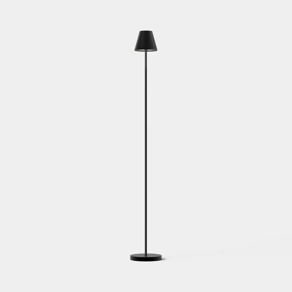 Portable Floor Lamp Black (Includes LED Light Bulb) - Room Essentials