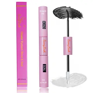 2 in 1 Eyelash Glue & Seal, 1 Count Waterproof Long Lasting Eyelash Extension Glue, Eye Makeup Tool for Women & Girls, Cosmetic, Lashes Adhesive