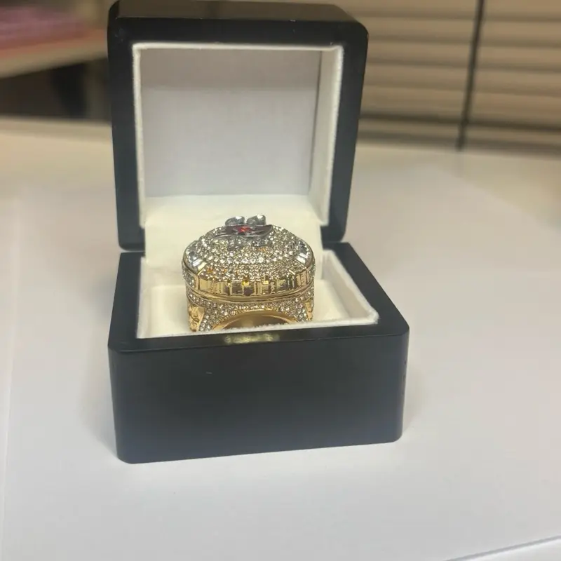 Championship Ring pop off top with Custom Case Championship Ring pop off top with Custom Case