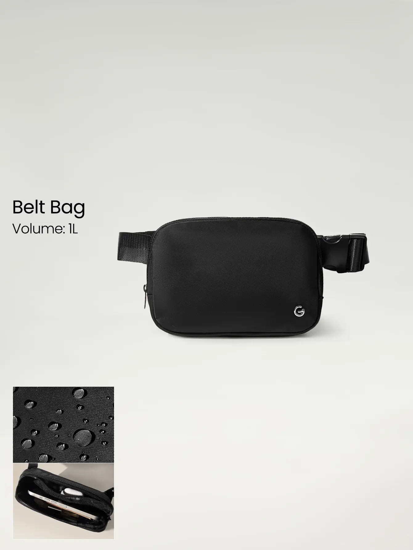 GLOWMODE Fanny Pack Water-Resistant Belt Bag