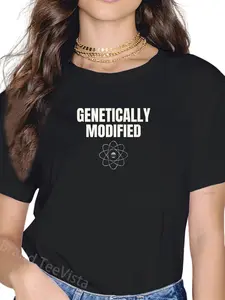 100% Cotton Genetically Modified T Shirt T-Shirt  women's graphic tees