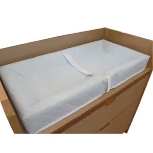L A Baby P-3888-30QP 30 in. 4 Sided Changing Pad - White