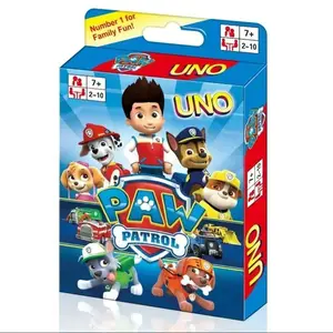 Paw Patrol Hot Anime Uno Card Game, Double-Sided Card Game for 2-4 Players, Fast-Paced Family Fun, Party Game for Ages 6+, Christmas Birthday Gift