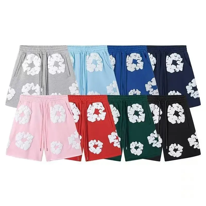 Denim Tears 2026 New Kapok Printed Beach Shorts Set Comfortable & Versatile