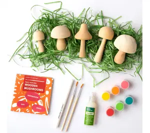 Journey of Something Paint Your Own Wooden Mushrooms