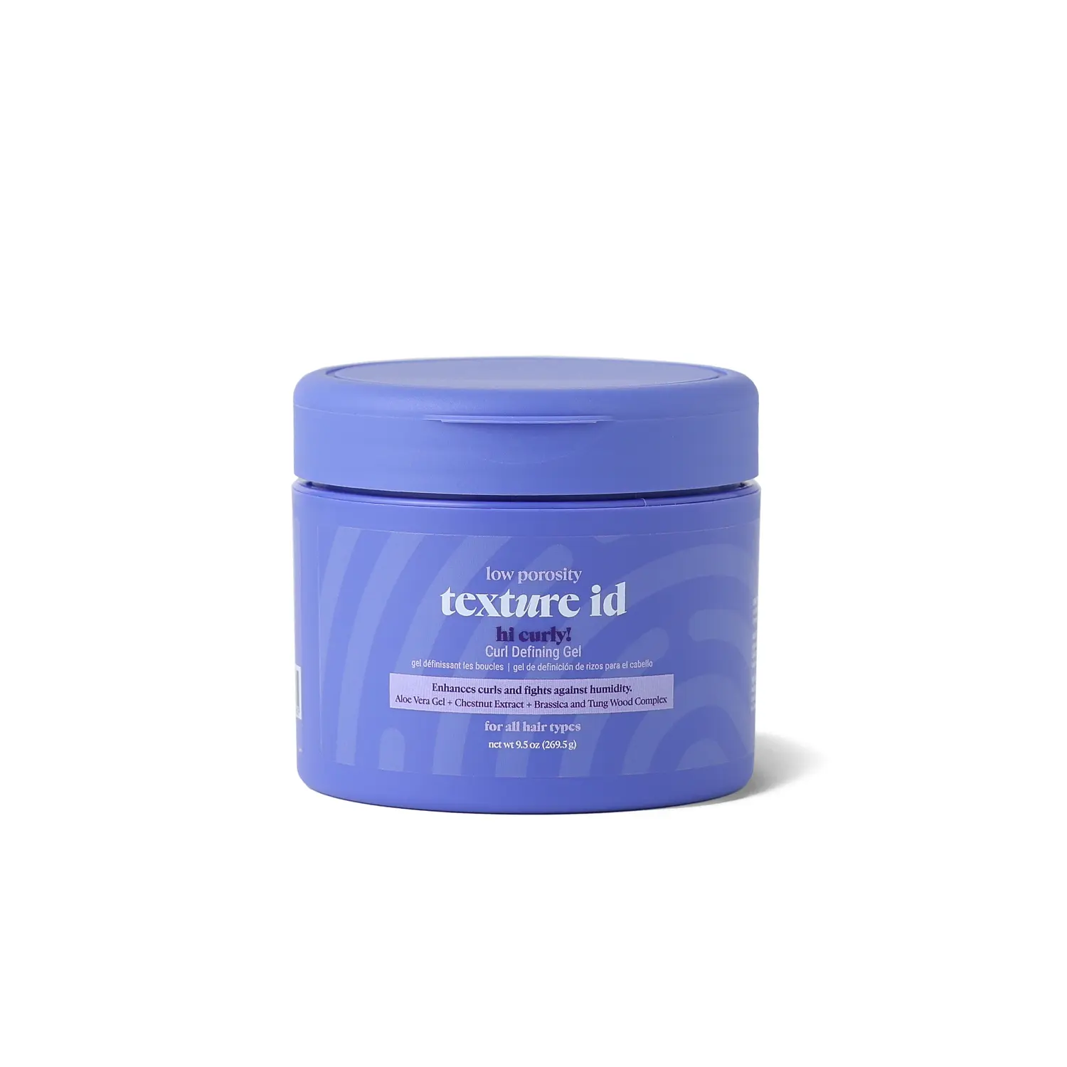 Texture ID Curl Defining Gel, Lightweight Styling Haircare with Shea Butter for Smooth, Frizz-Free Low Porosity Curls, 9.5 oz