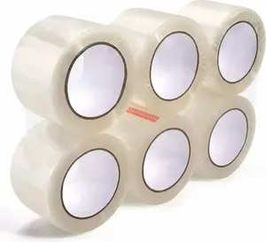 2" x 110 Yards Clear Packing Tape, Heavy Duty Box Sealing Shipping Tape, Strong Adhesive Packaging Tape for Shipping, Moving & Storage