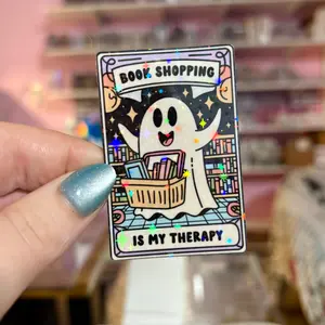 Book Shopping is my Therapy Sticker