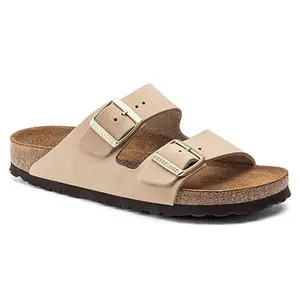 Birkenstock Arizona Soft Footbed Nubuck Leather Sandal