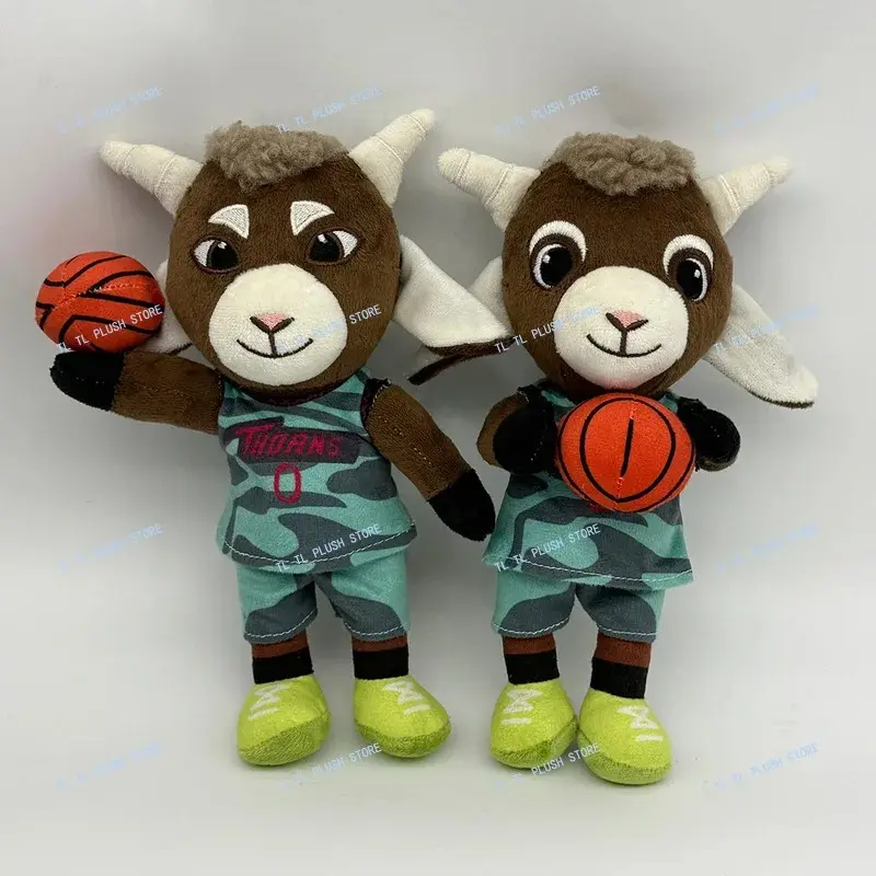 GOAT Movie Basketball Player Plush Toy With Basketball Stuffed Animal Doll Collectible Peripheral Gift For Kids Basketball Fans