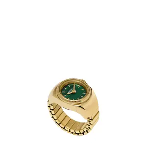 Fossil Women's Watch Ring Two-Hand, Gold-Tone Stainless Steel Watch