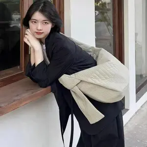 Crossbody Cloud Bag for Women Korean Style Dumpling Bag Lazy Style Large Capacity Shoulder Commuter Tote Bag