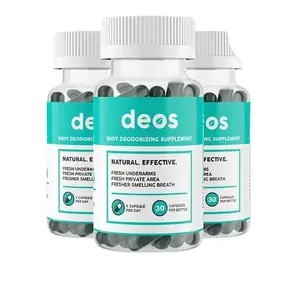 Advanced Full Body Deodorant Supplement - Internal Odor Control, Gut Health Support, Skin Health Support, Healthcare for Men & Women