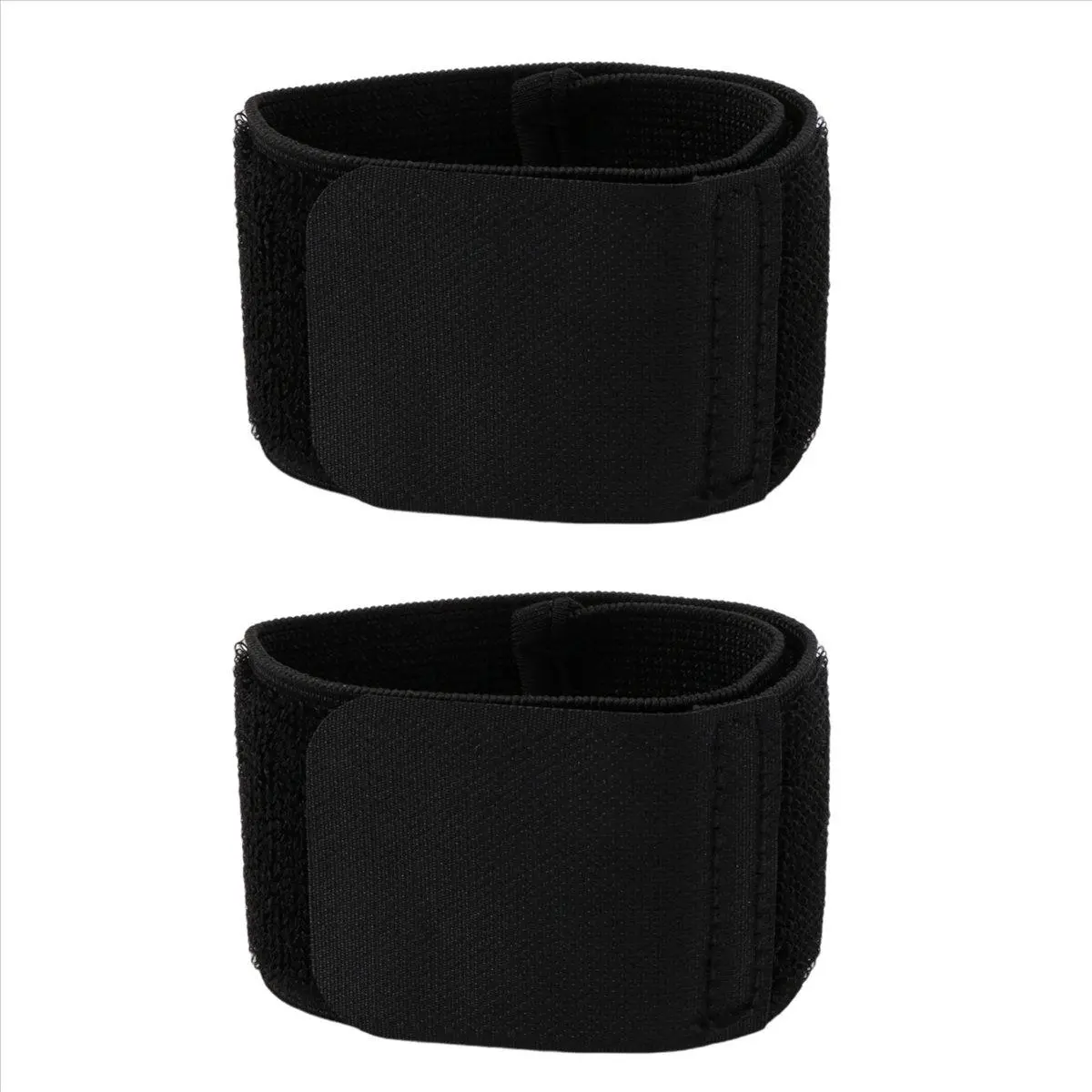 Unisex Soccer Shin Guard Fixed Tape - 1 Pair Adjustable Size Elastic Bandage, Soccer Accessories to Prevent Shin Pads from Dropping Off, Black