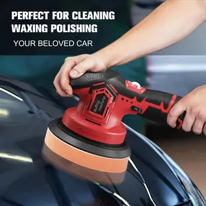 2000-5000RPM Wireless Car Polishing Machine 6inch Cordless Buffer Polisher 6 Variable Speed Sander Electric Polishing Wax Tool