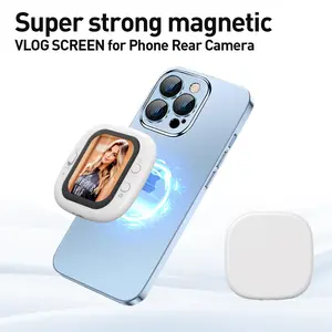 Magnetic Phone Rear Camera Selfie Video Camera Wireless Magnetic Phone Vlog Mini, Compact, Portable & Convenient Design, Perfect for Capturing Moments, Phone Accessory Compatible, Smartphone Camera Accessories
