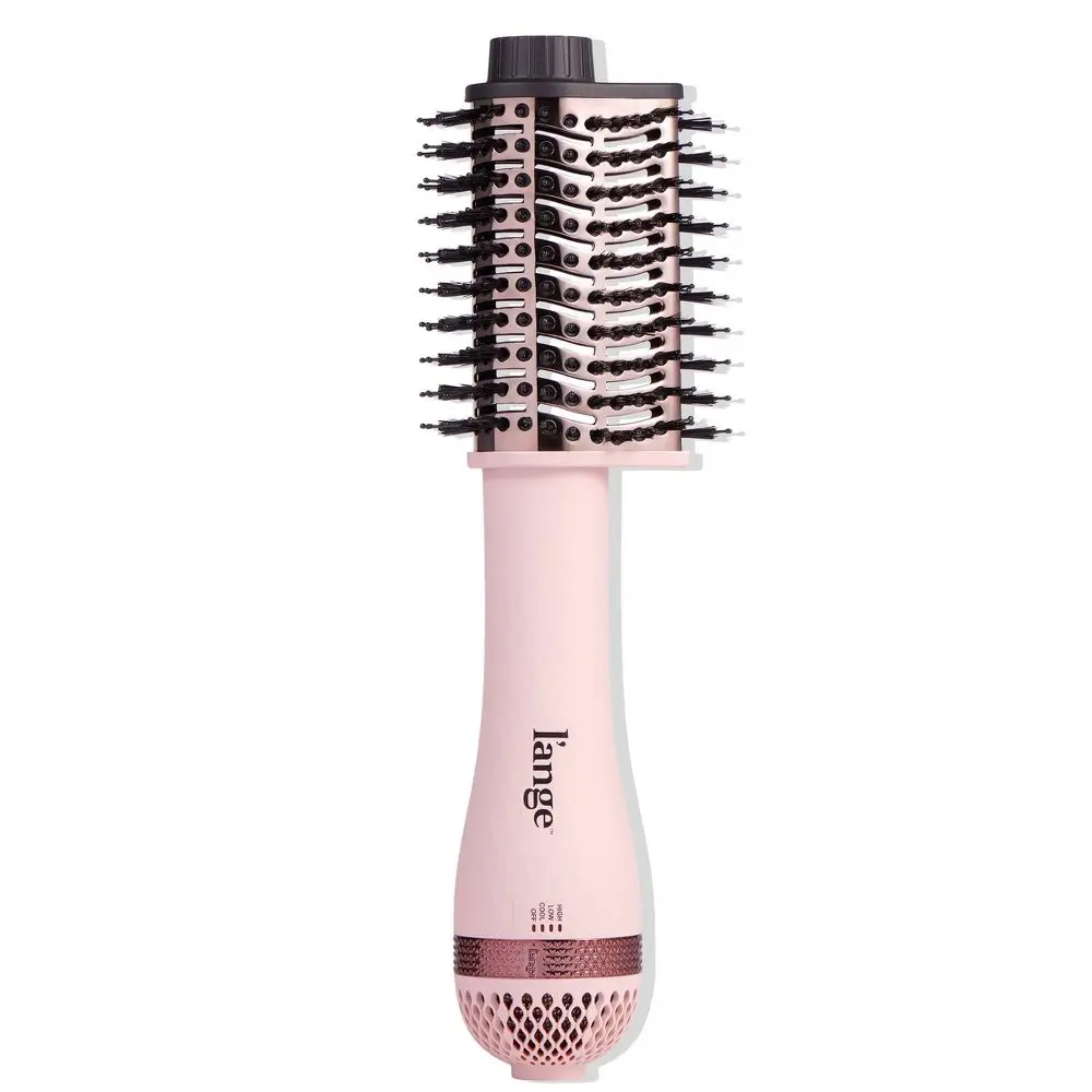 L'ange Hair Le Volume Eleve 2-in-1 Titanium Brush Hair Dryer - Blush - 1100 Watt