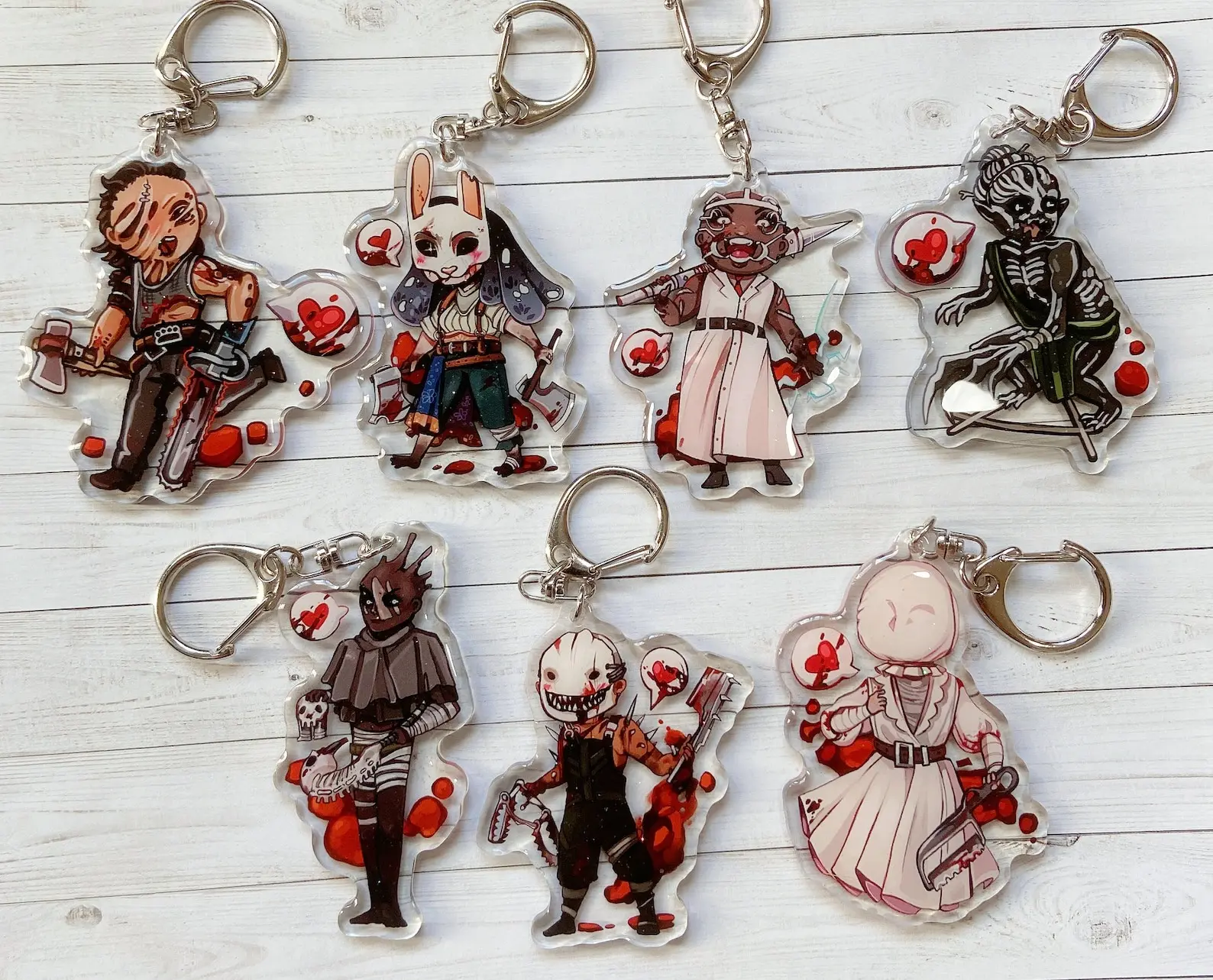 DBD Cutie Killer Acrylic Keychains!