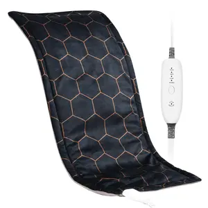 【Summervibes】VEVOR Far Infrared Heating Pad, 12" x 24" Weighted Heating Pad with Far Infrared Therapy, 4 Temperature Settings, 2-hour Auto-off, Electric Heating Pad for Back Neck Shoulder Abdomen Pain Relief